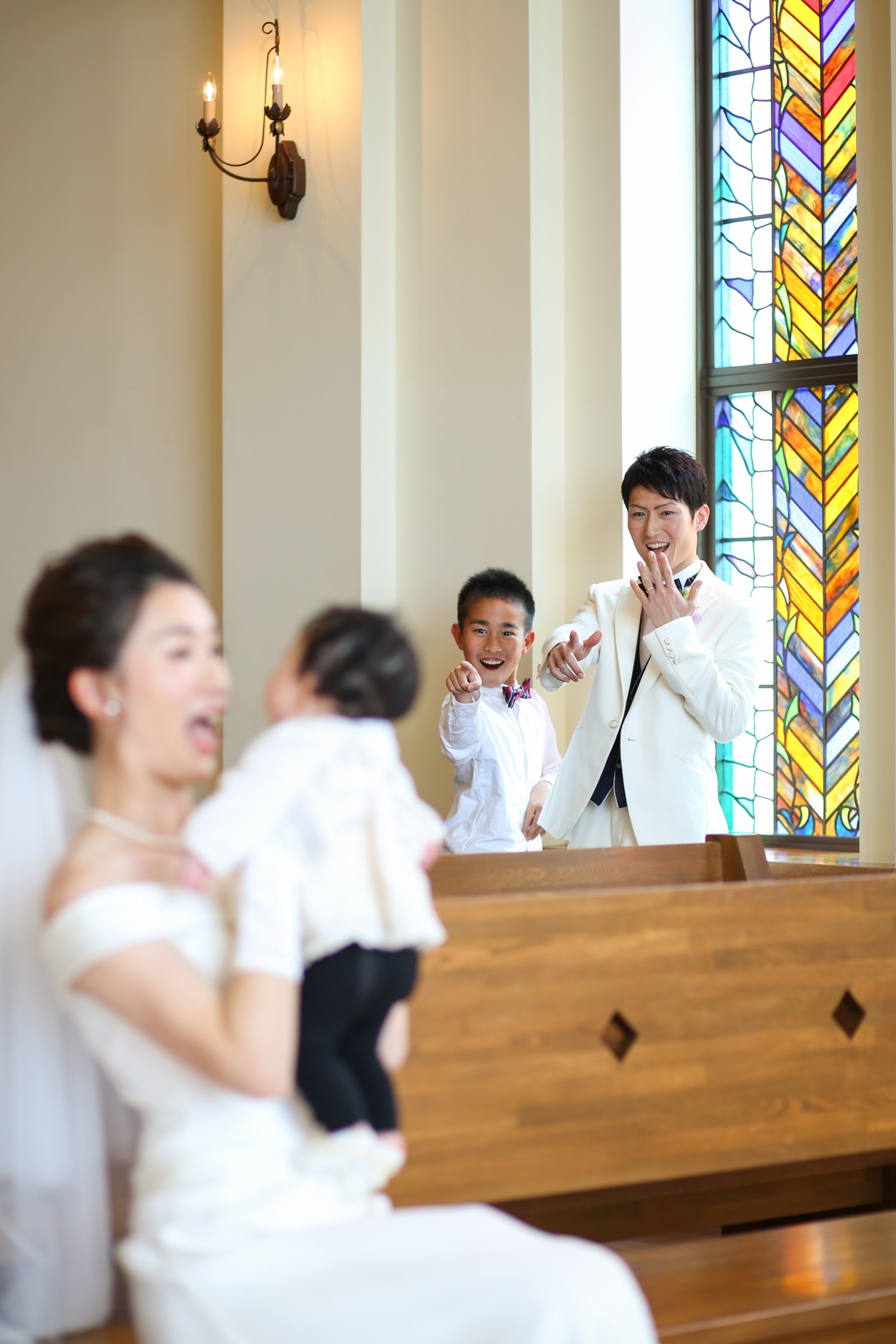「家族婚」 アリビラ・グローリー教会(読谷村)