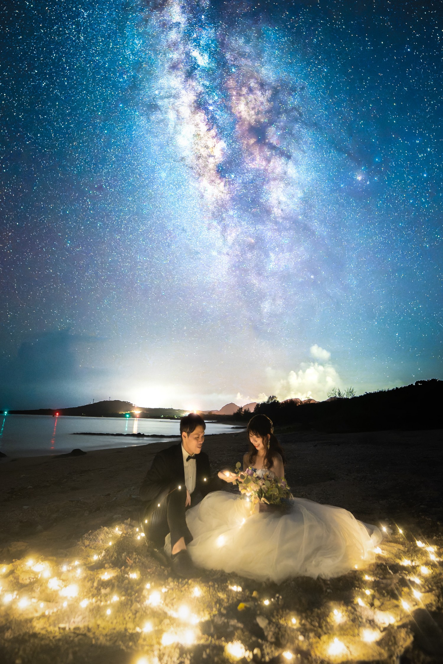 「地上の星と天の星」 ビーチ(石垣市)