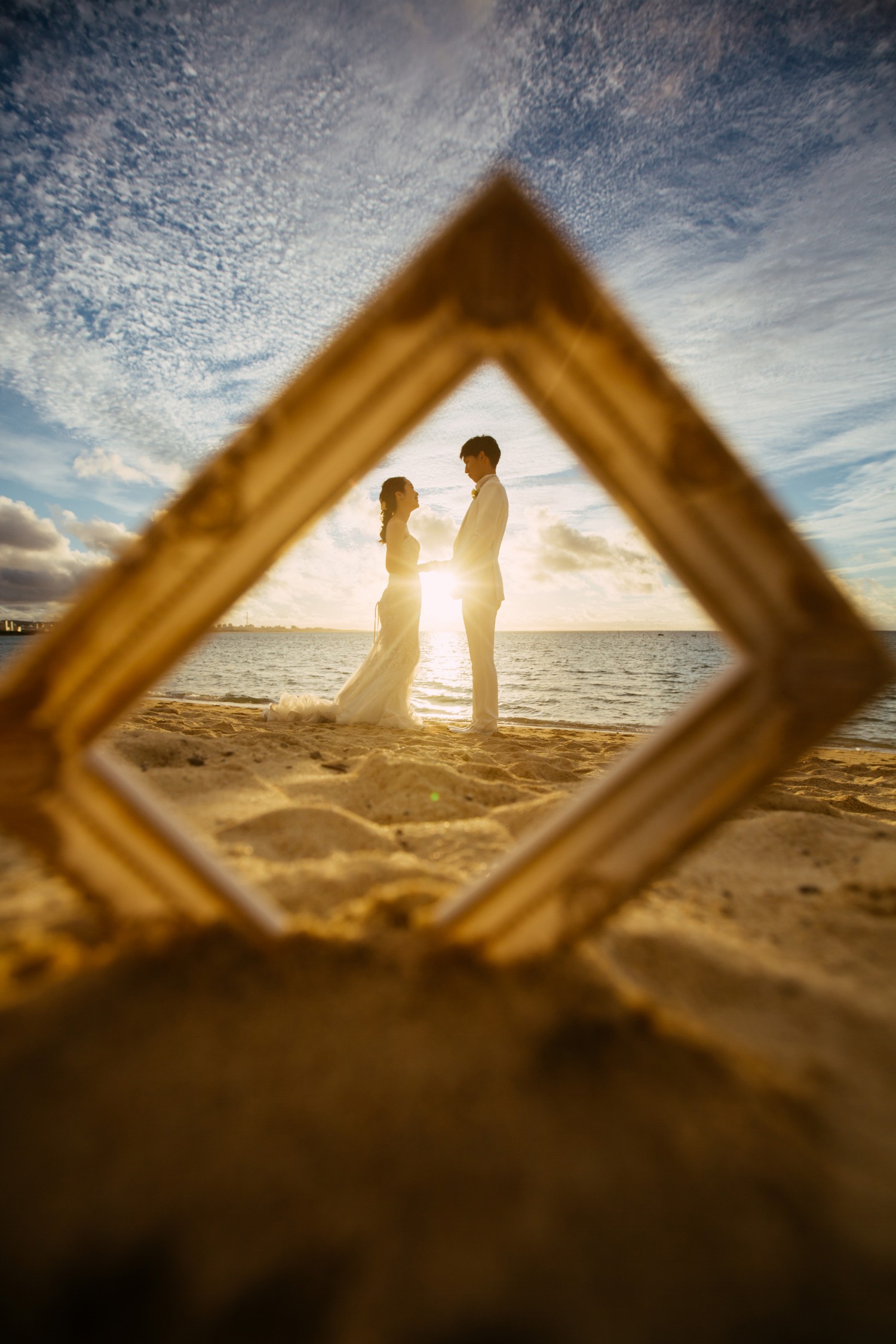 「全てを一枚に」 アラハビーチ(北谷町)