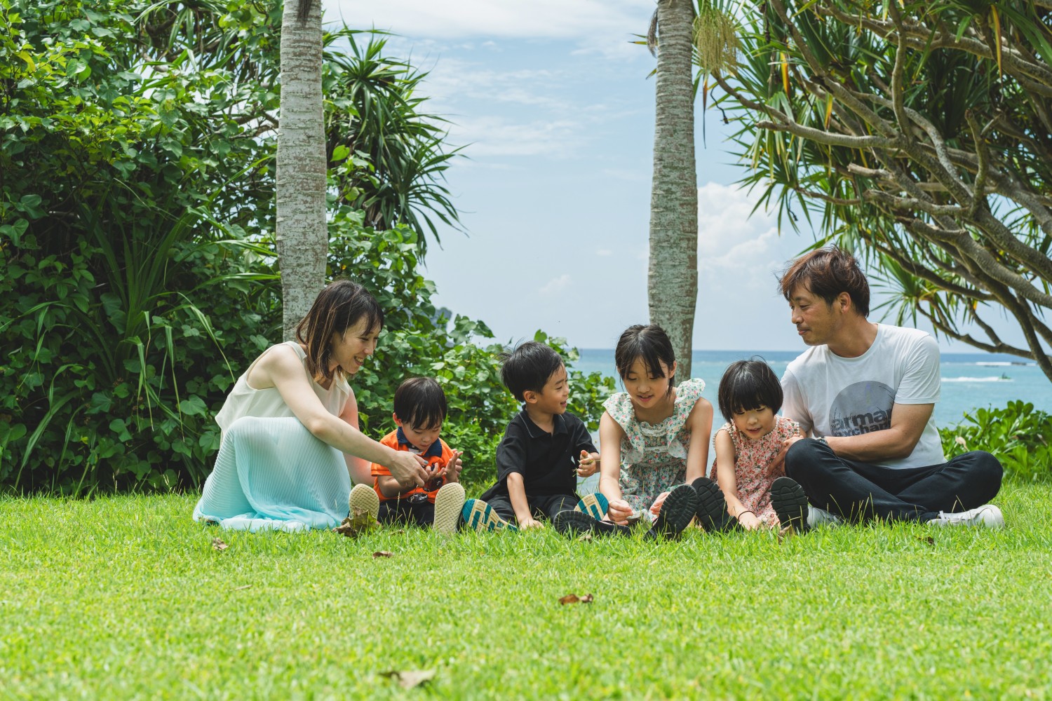 「幸せのひととき」 ザ・シーサイドガーデンラグーン大聖堂(恩納村)
