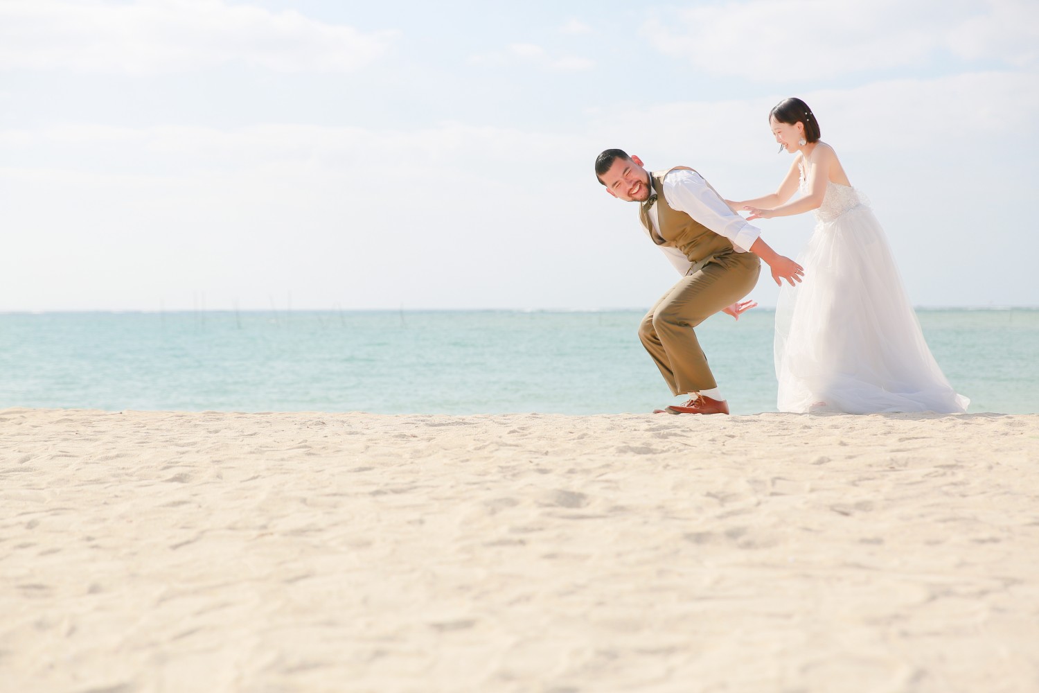 「の前」 アラハビーチ(北谷町)