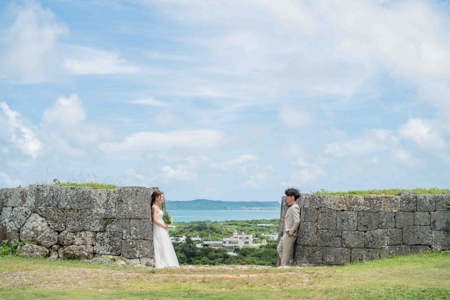 「ふたりをつなぐ風景」 勝連城跡(うるま市)