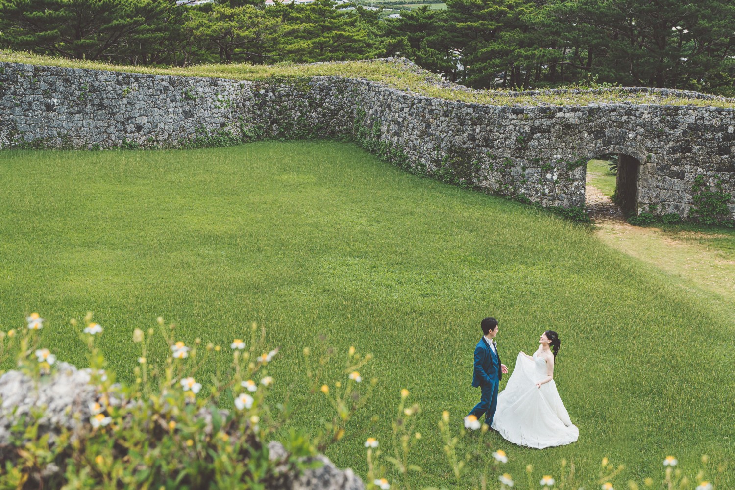 「あしび〜しようね〜！！」 座喜味城跡(読谷村)
