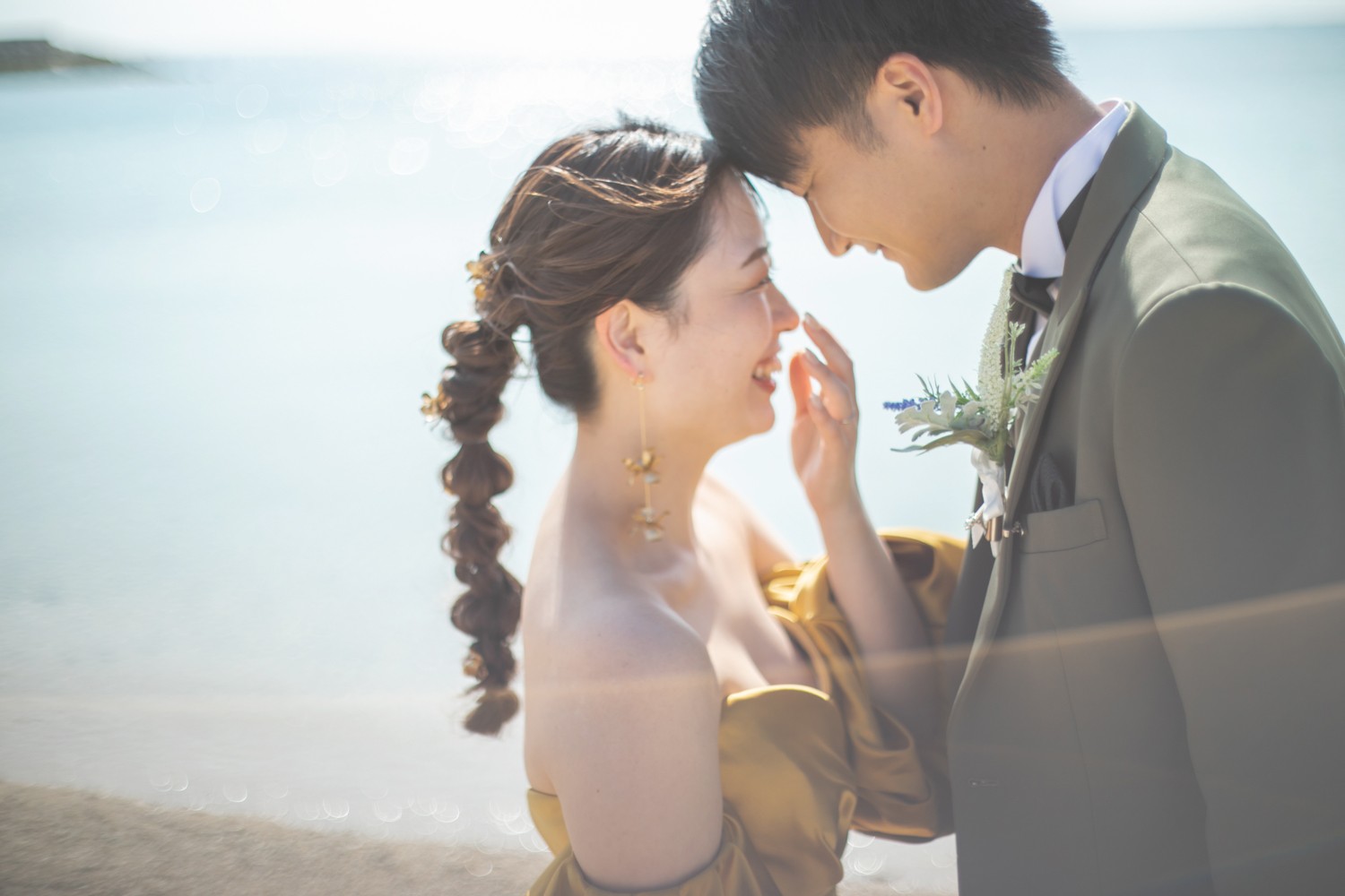 「幸せだなてっ」 美々ビーチ(糸満市)