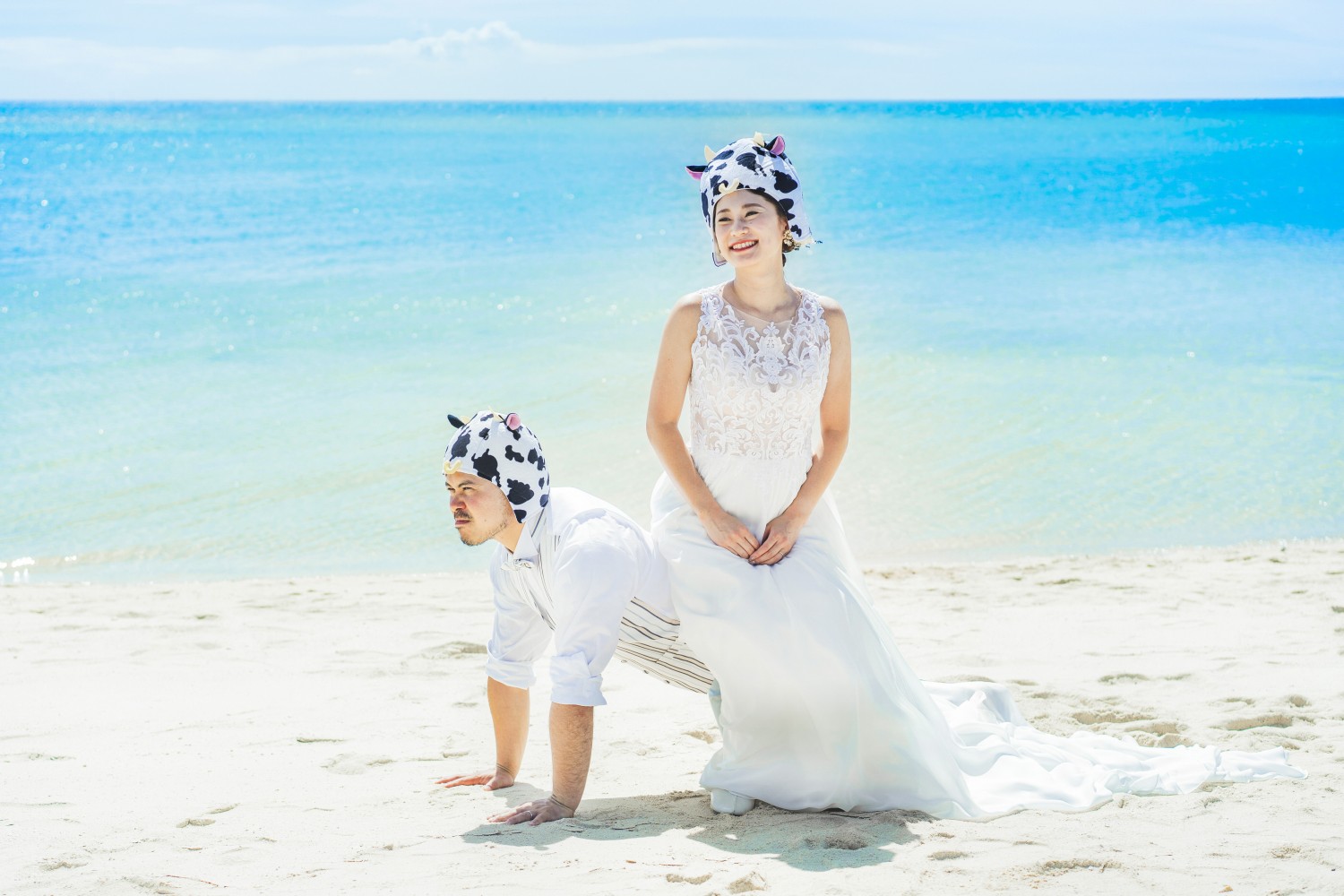 「獣医さんの結婚式」 アラハビーチ(北谷町)