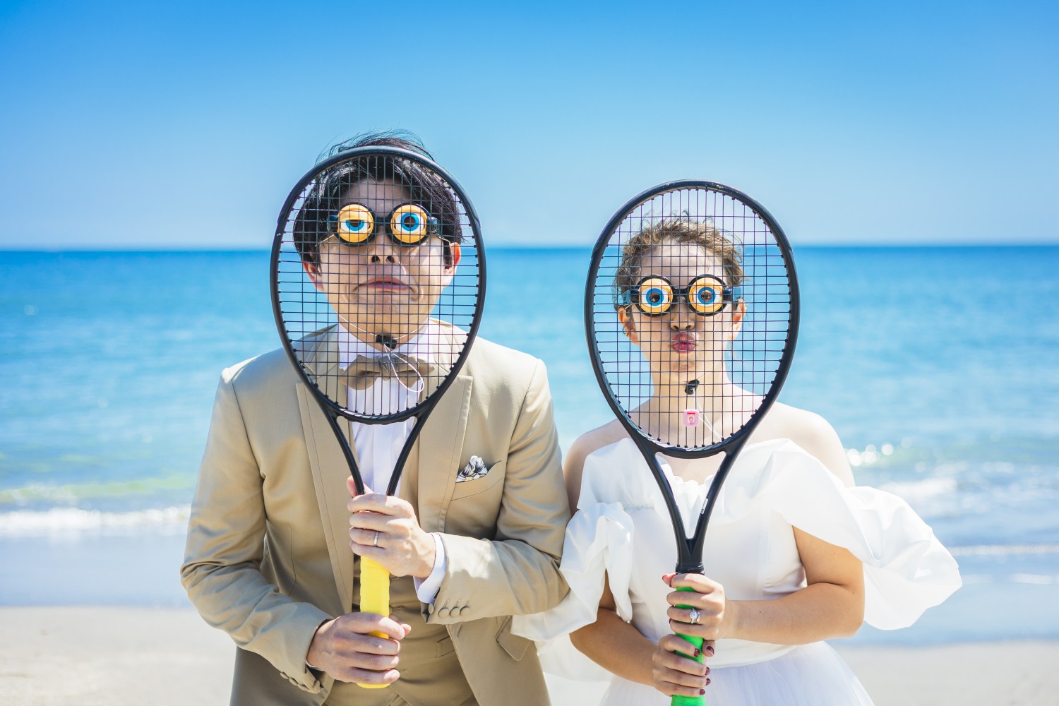 「見たことないウェディング写真」 ザネー浜(恩納村)