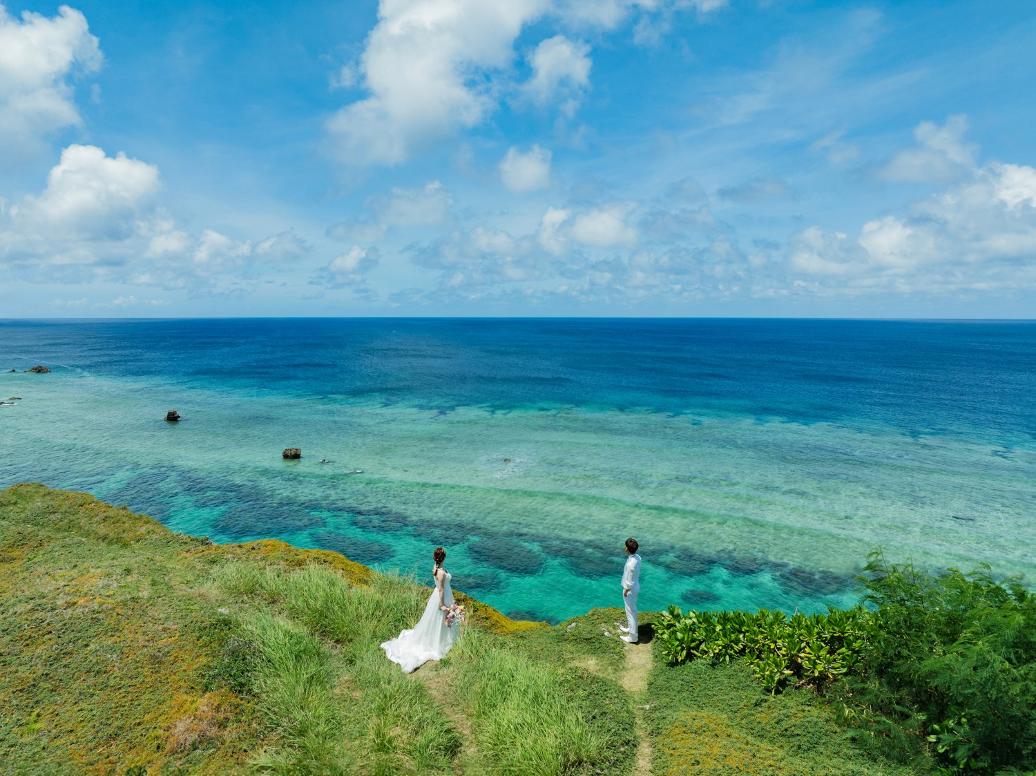 「地平線」 東平安名崎(宮古島市)