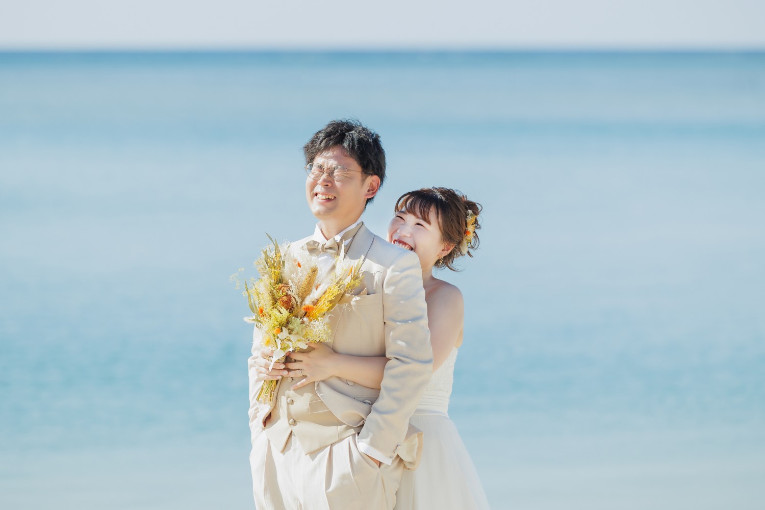 「ぎゅっ！」 アラハビーチ(北谷町)