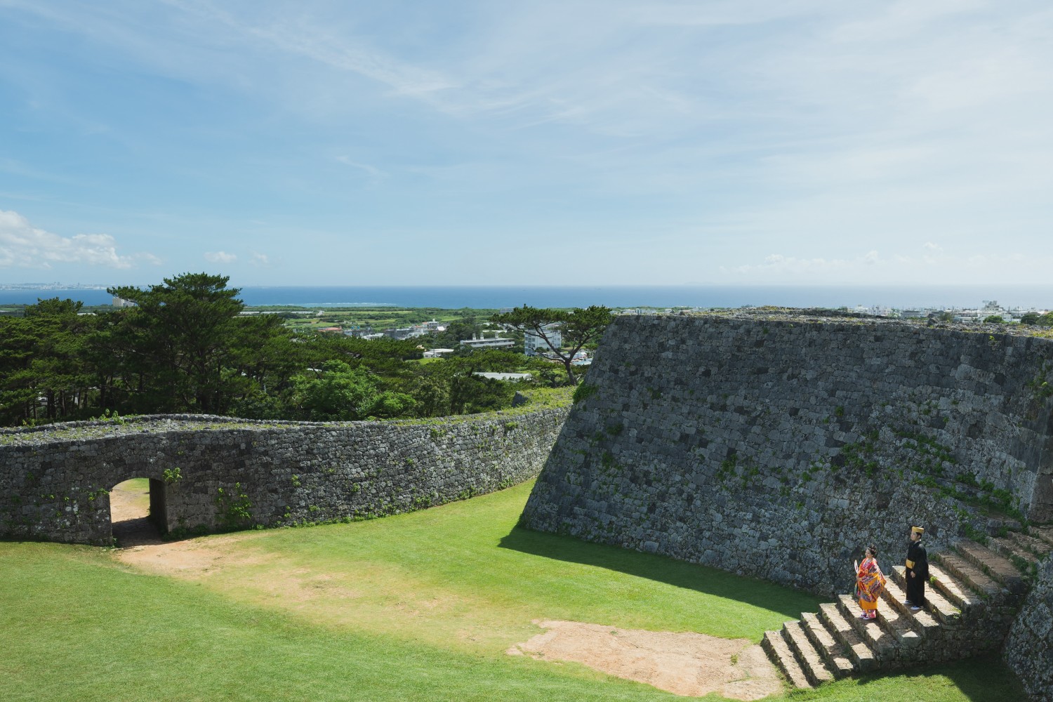 「見渡す景色」 座喜味城跡(読谷村)