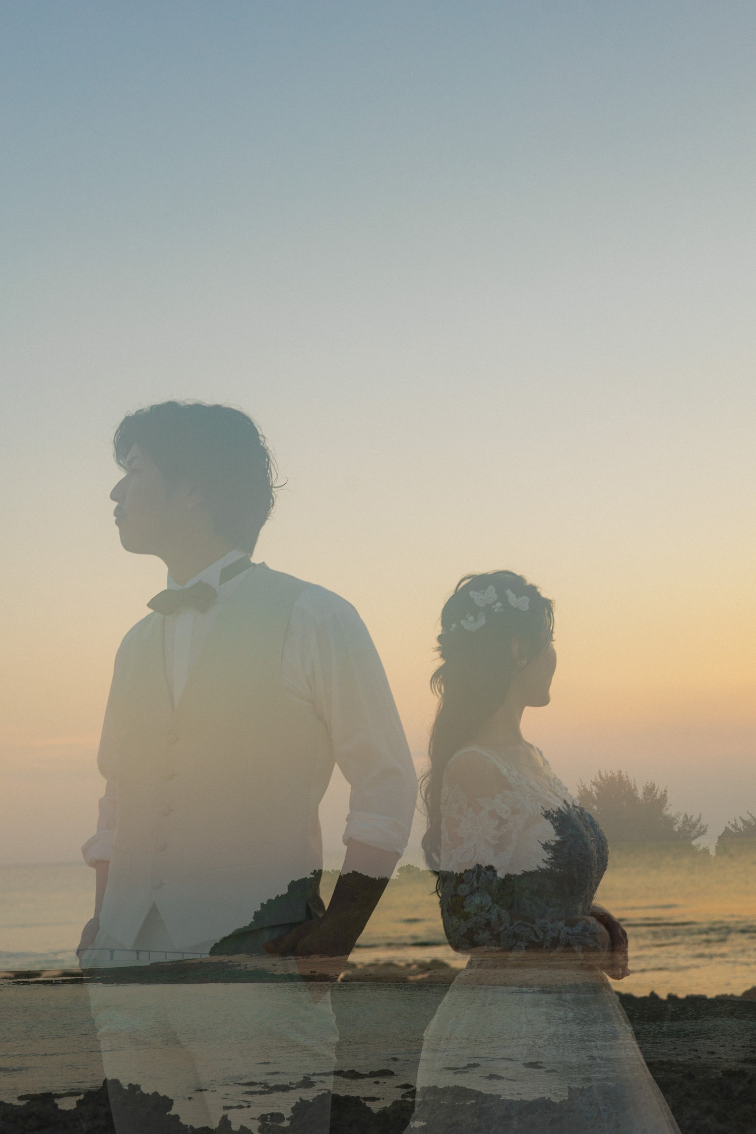 「夕陽の色に愛を重ねて」 与那覇前浜(宮古島市)