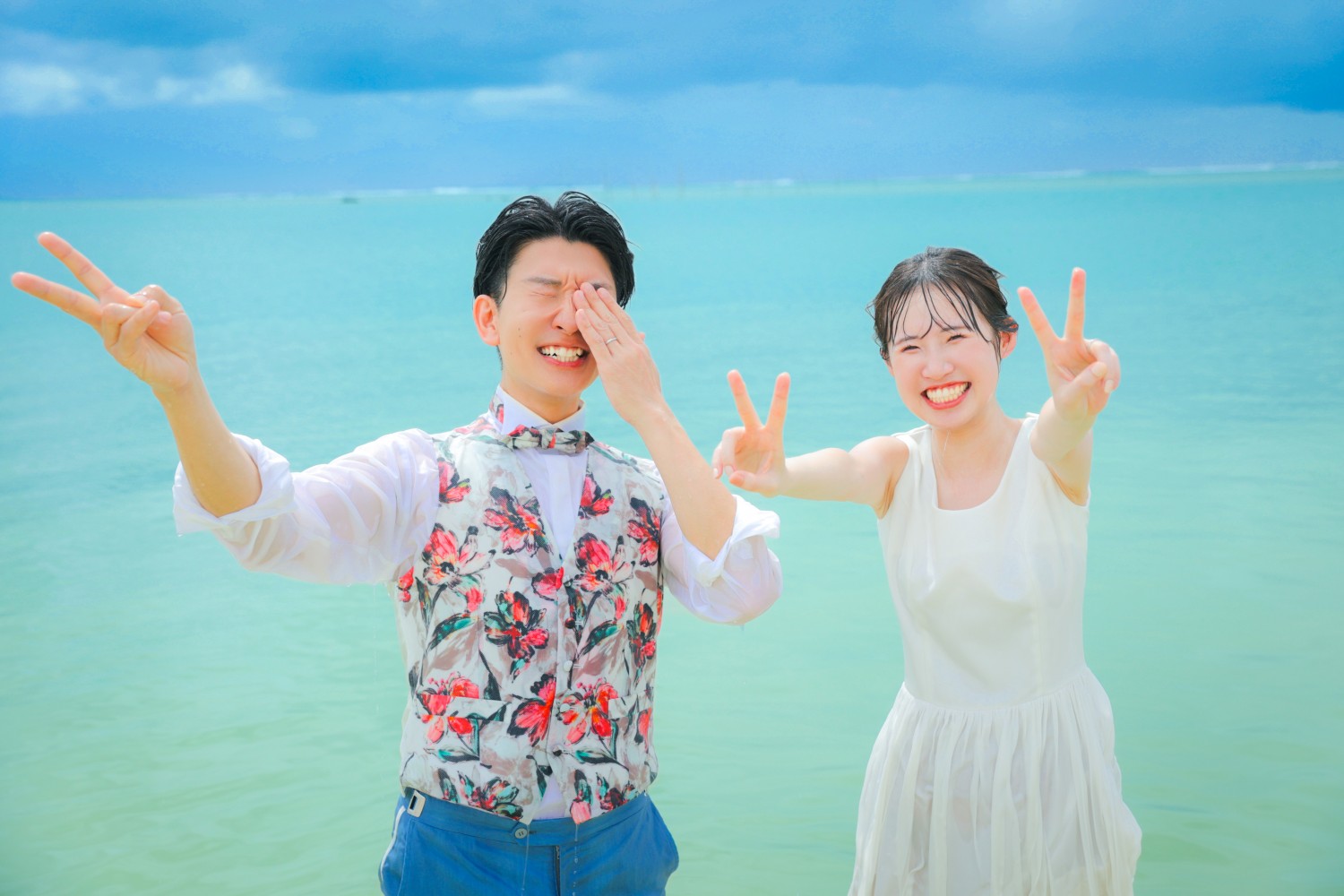 「本気の幸せ」 アラハビーチ(北谷町)