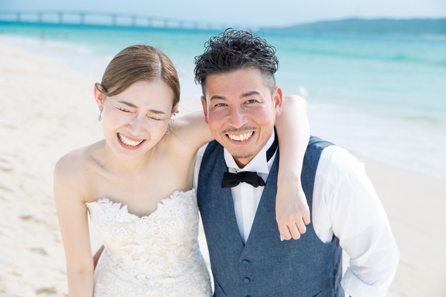 「何年経ってもおしどり夫婦」 与那覇前浜ビーチ(宮古島市)