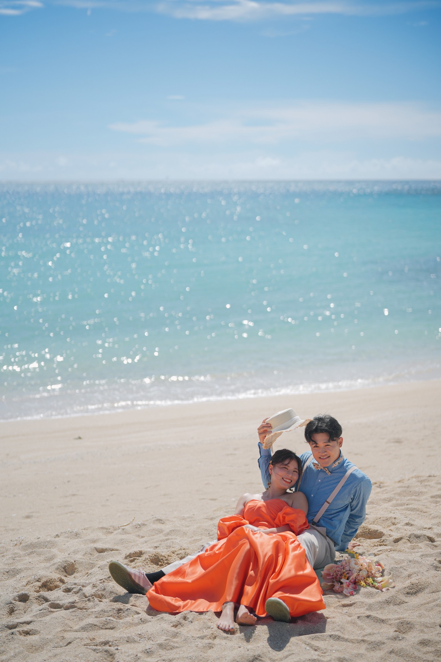 「夏のふたり」 美々ビーチ(糸満市)