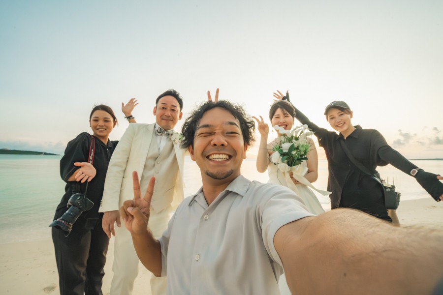 「みんな主役」 与那覇前浜ビーチ(宮古島市)