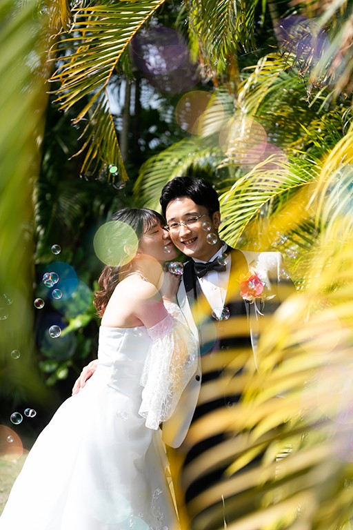 「優しい微笑み」 アイネス ヴィラノッツェ in カヌチャベイ ~グラン・ブルーチャペル~(名護市)