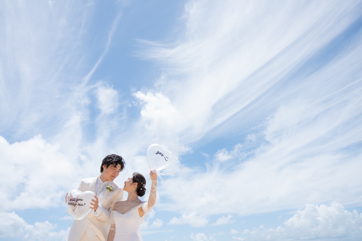 「Will you marry me?」 ギノザリゾートビーチ(宜野座村)