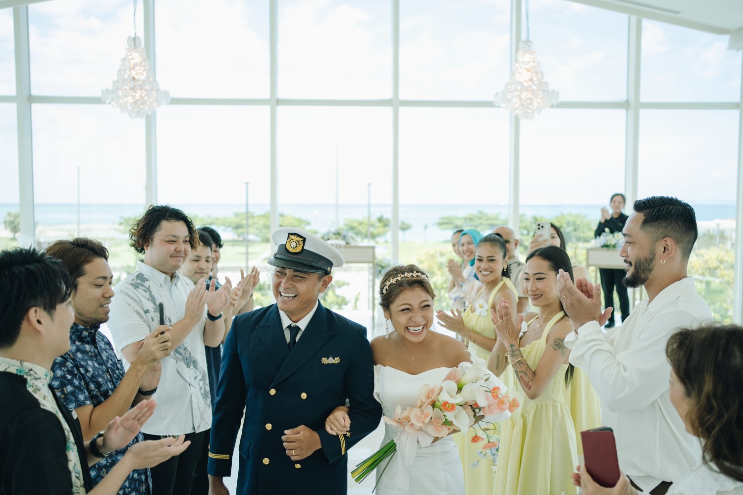 「Happy Wedding」 シーシェルブルーチャペル(糸満市)