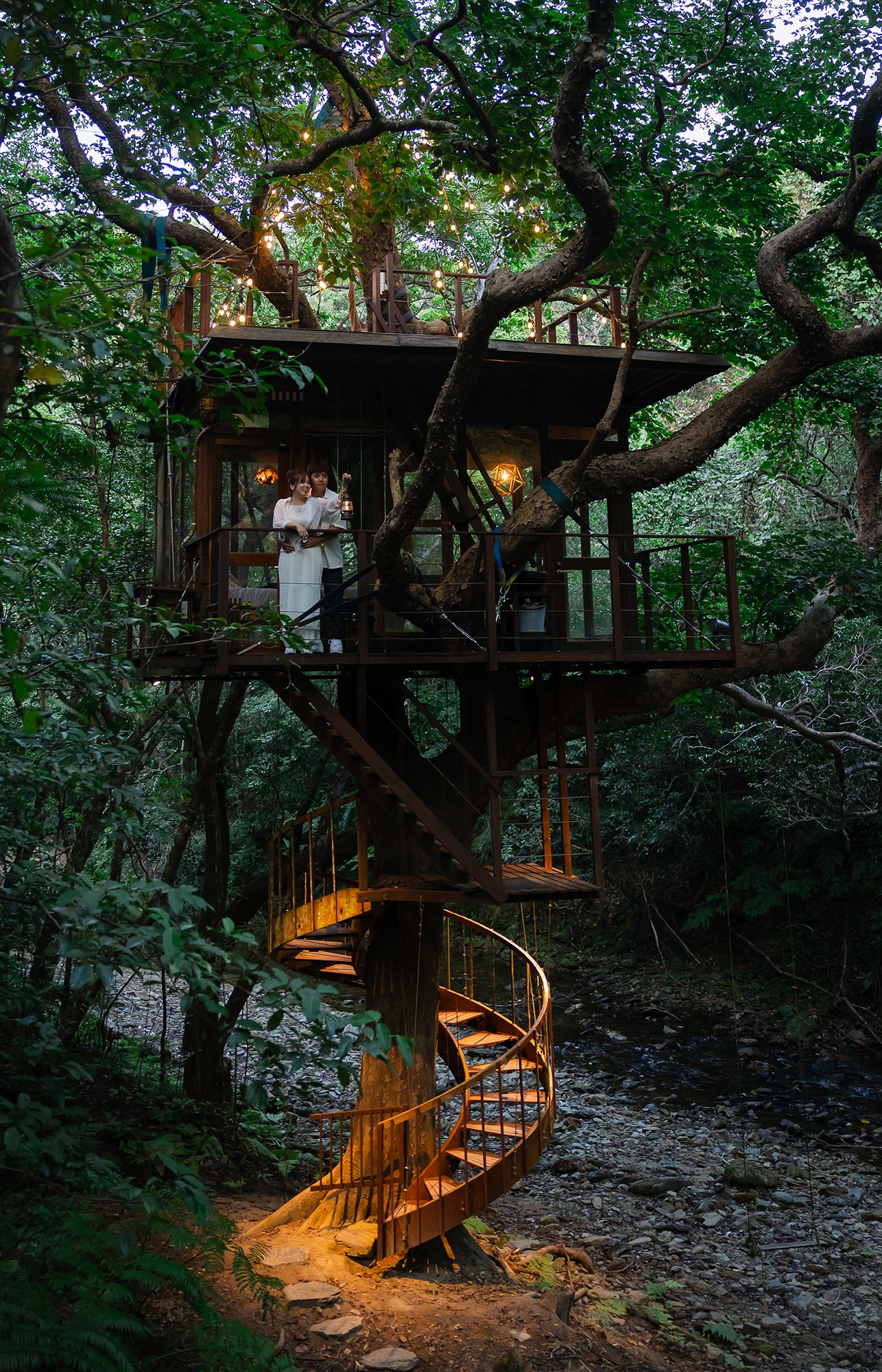「森に灯る、ふたりの時間」 Treeful Treehouse